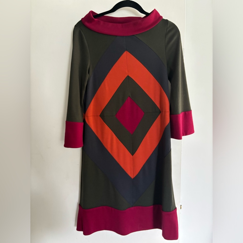 NWT Diane von Furstenberg Wool Jersey Dress Size 8